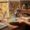 Franco Arte Acrylic Paint Set 36 Colors, 2 oz Bottles – Non-Toxic, Fast Dry, Rich Pigment for Canvas, Wood & DIY Crafts